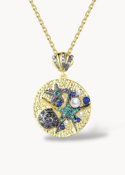 “Coral of Stars” Pendant Necklace ANJE REBEL