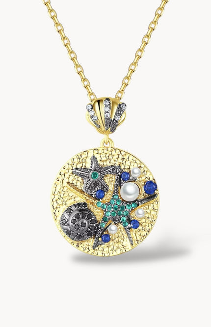 “Coral of Stars” Pendant Necklace ANJE REBEL