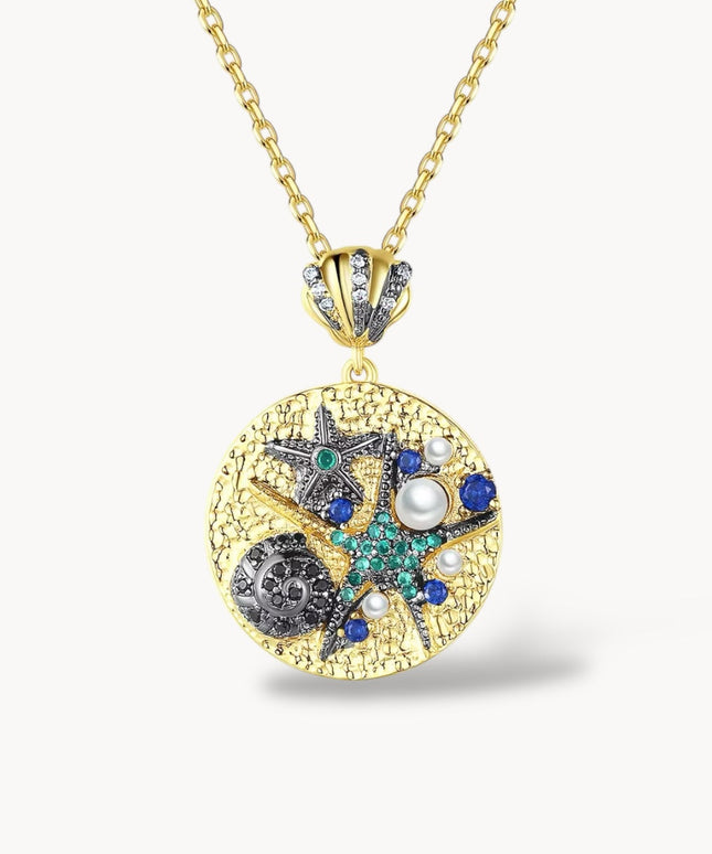 “Coral of Stars” Pendant Necklace ANJE REBEL