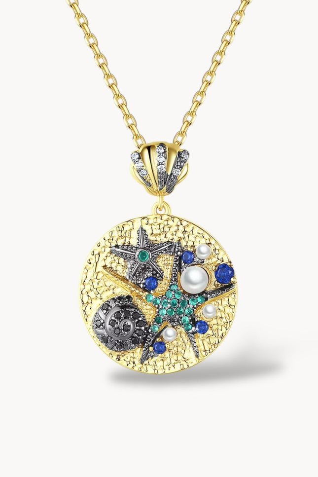 “Coral of Stars” Pendant Necklace ANJE REBEL