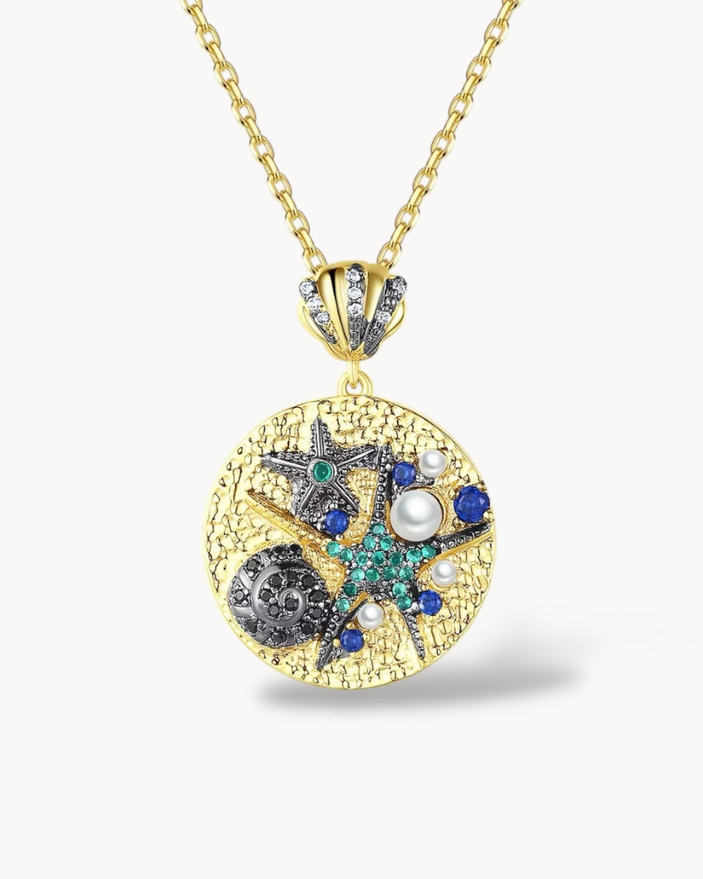 “Coral of Stars” Pendant Necklace ANJE REBEL