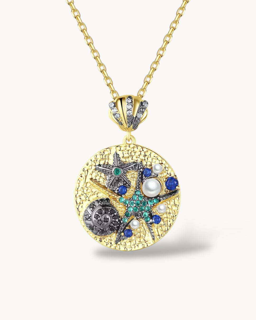 “Coral of Stars” Pendant Necklace ANJE REBEL