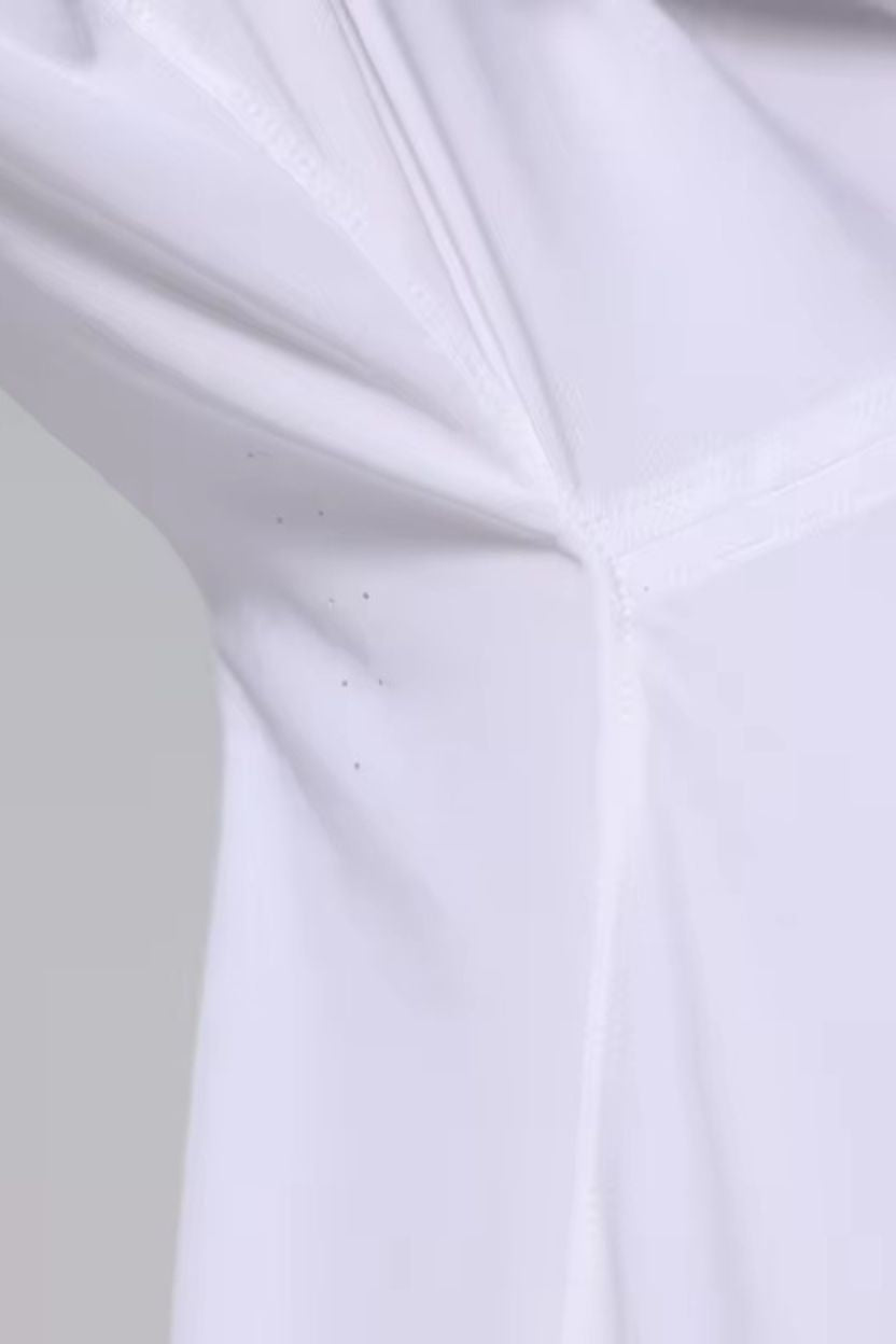 Collared Zip Up Tennis Blouse ANJE REBEL