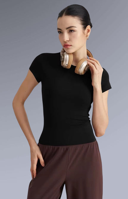 Round Neck Soft T-Shirt ANJE REBEL