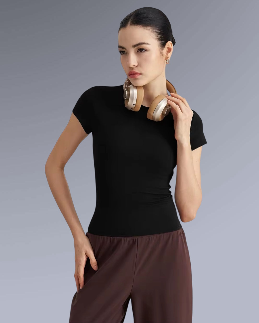 Round Neck Soft T-Shirt ANJE REBEL