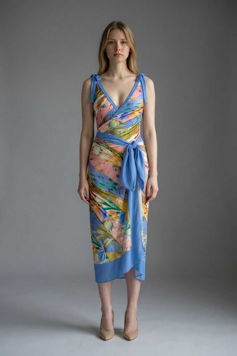 Waves of Glory Full Suit Swimwear with Matching Skirt ANJE REBEL