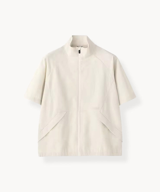 High Neck Zip Up Shirt ANJE REBEL