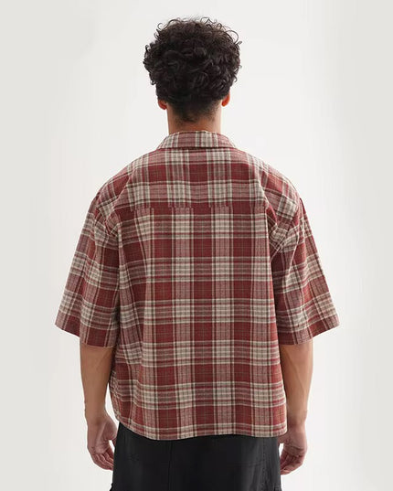 Plaids Collared Shirt ANJE REBEL