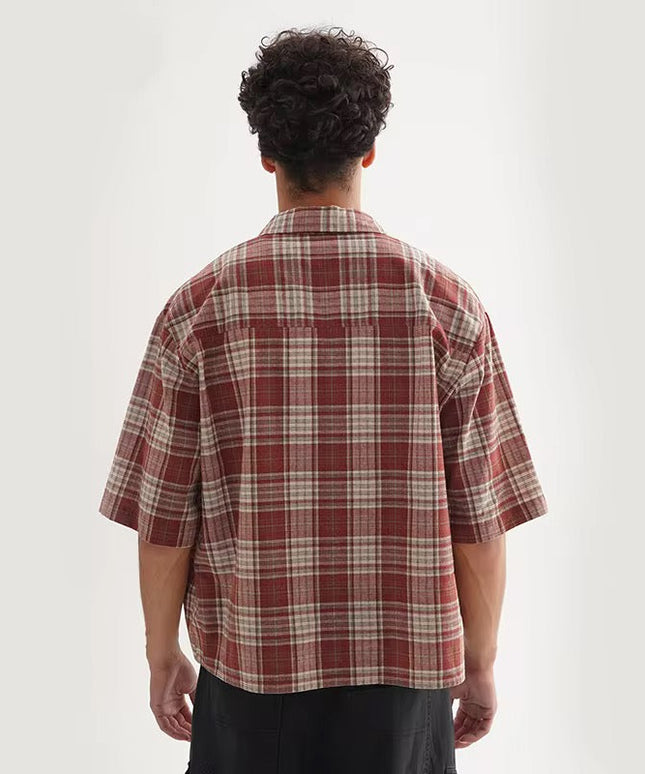 Plaids Collared Shirt ANJE REBEL