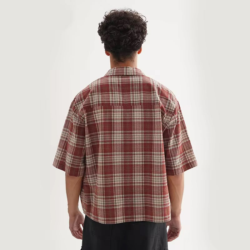Plaids Collared Shirt ANJE REBEL