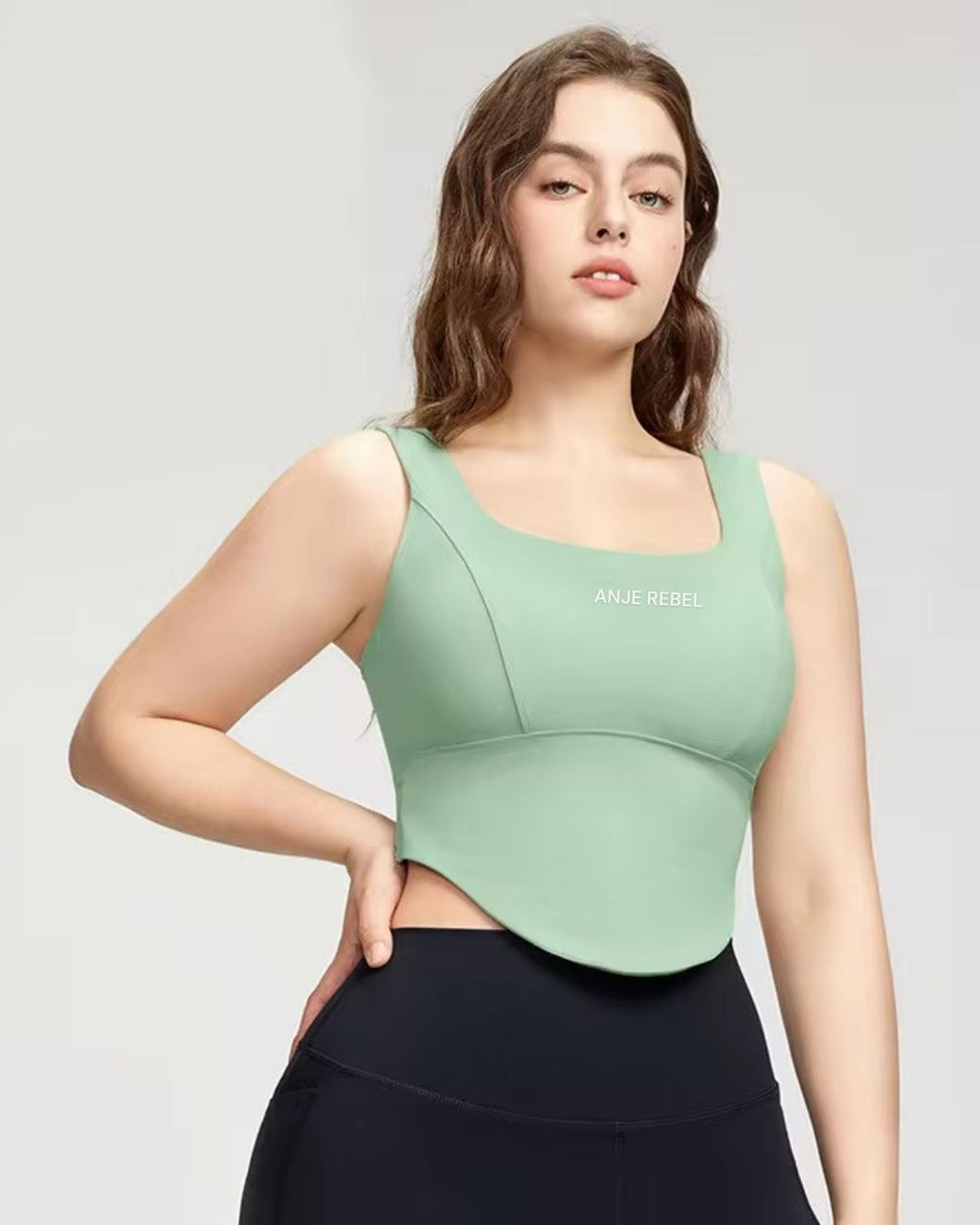 Curvy Contour Tank Top ANJE REBEL