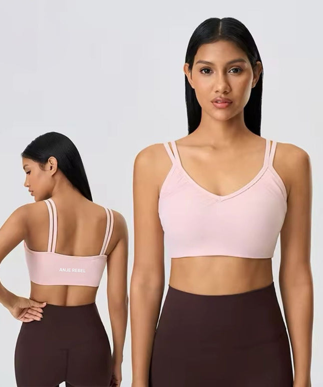 Mid-Panel Supportive Sports Bra ANJE REBEL