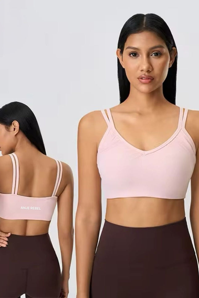 Mid-Panel Supportive Sports Bra ANJE REBEL
