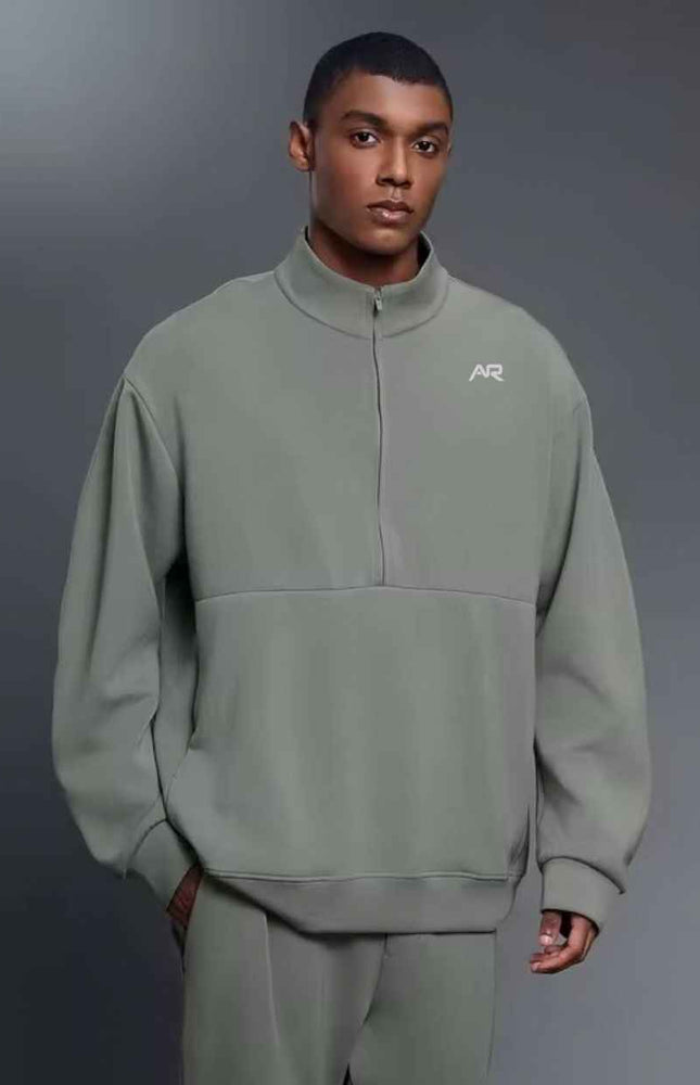 Oversized Outdoor Zip-Up Sweater