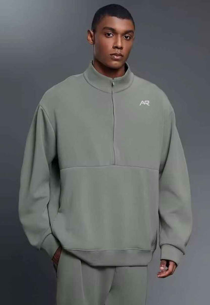 Oversized Outdoor Zip-Up Sweater
