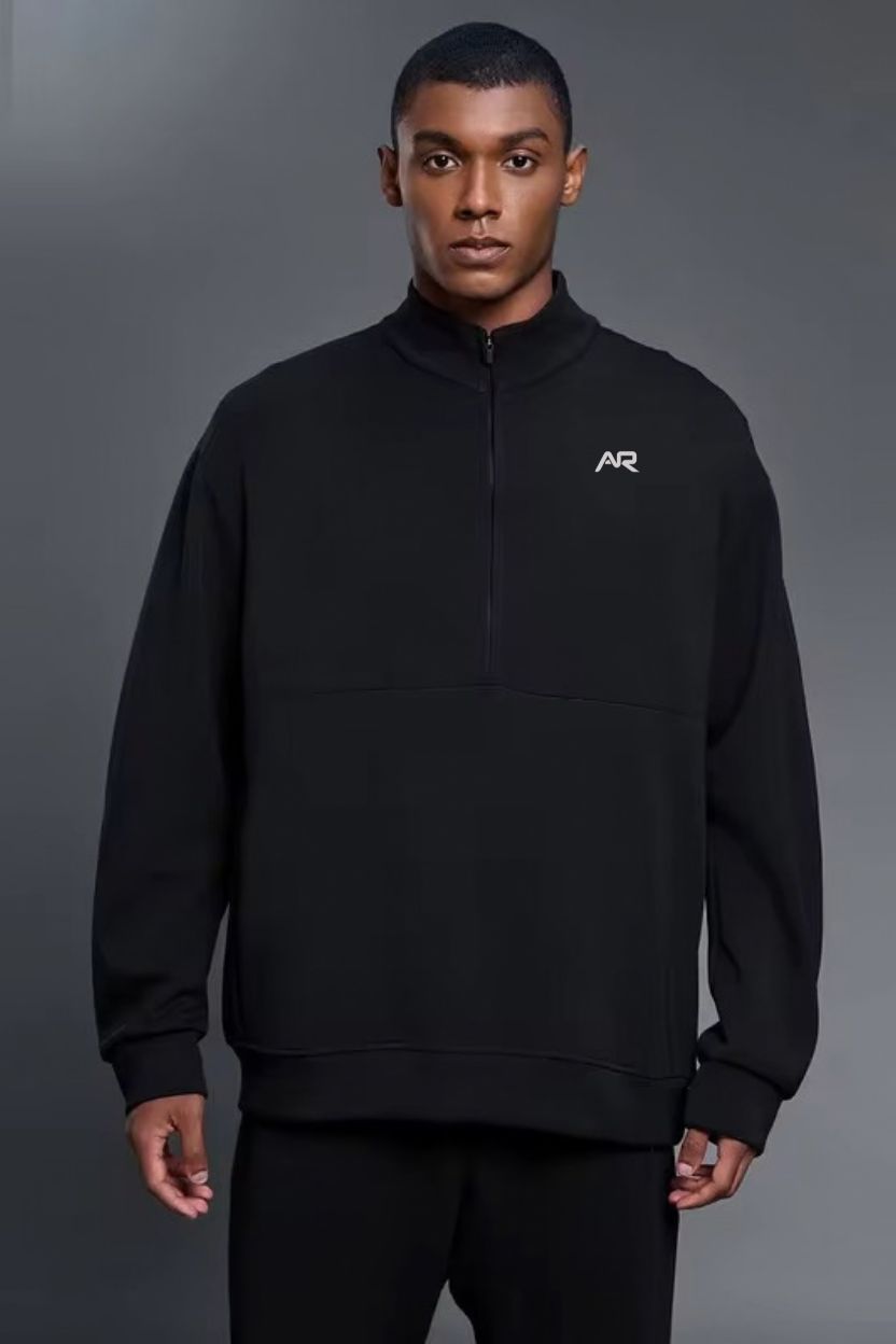 Oversized Outdoor Zip-Up Sweater ANJE REBEL