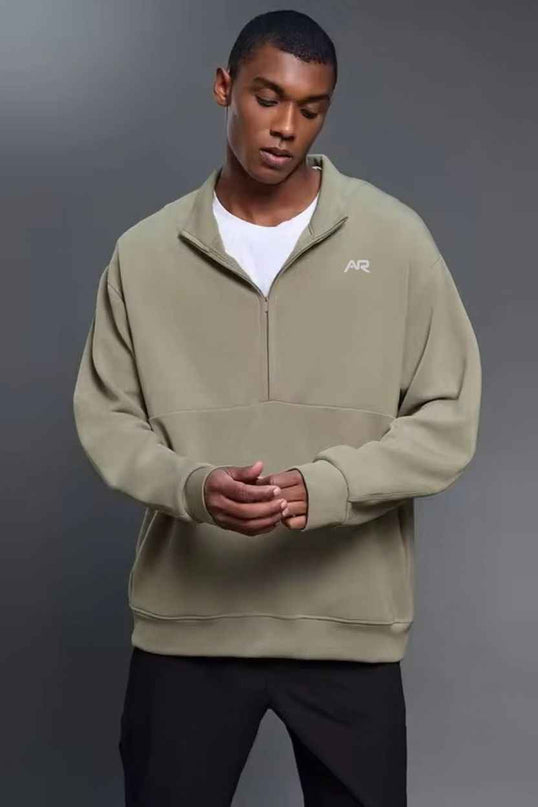 Oversized Outdoor Zip-Up Sweater