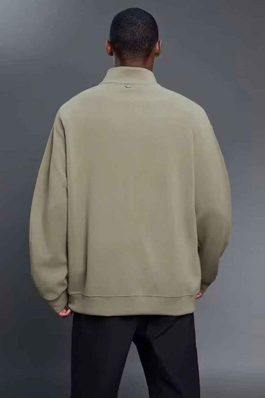Oversized Outdoor Zip-Up Sweater