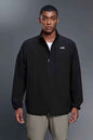 High-Collar Weatherproof Zip-Up Jacket