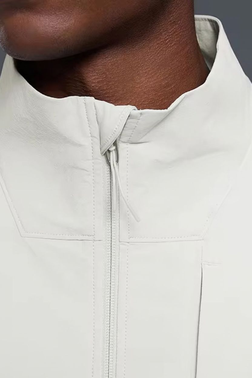 High-Collar Weatherproof Zip-Up Jacket ANJE REBEL