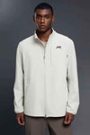 High-Collar Weatherproof Zip-Up Jacket