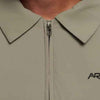 Mandarin Collar Padded Zip-Up Jacket