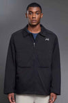 Mandarin Collar Padded Zip-Up Jacket