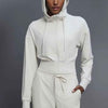Rebel Cropped Pull String Hooded Jacket