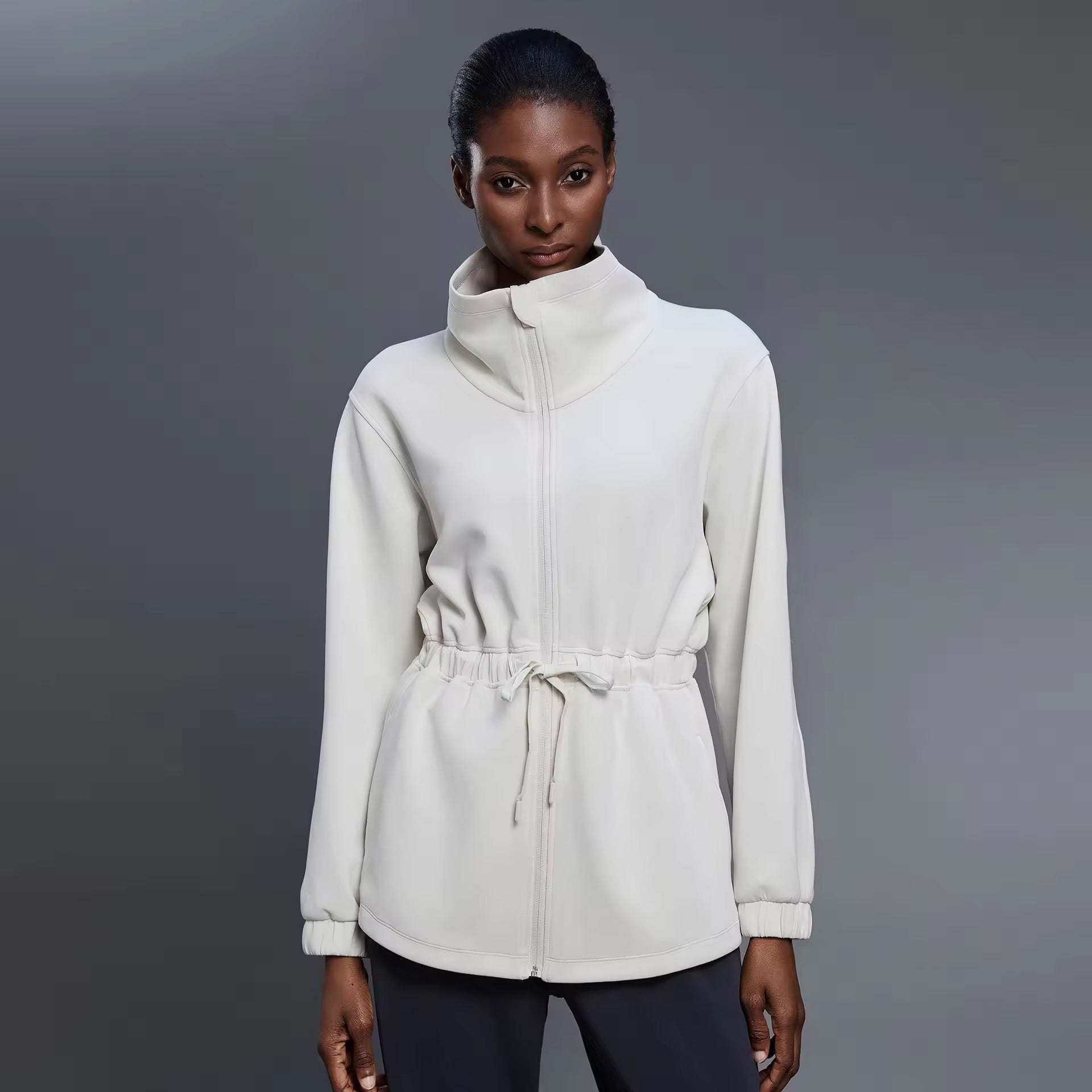 Windproof Autumn Long Jacket ANJE REBEL