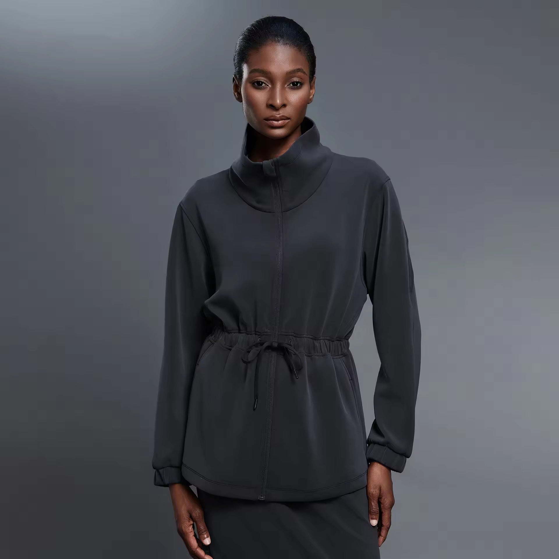 Windproof Autumn Long Jacket ANJE REBEL