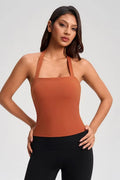 Halter-Neck Bareback Bra Top ANJE REBEL