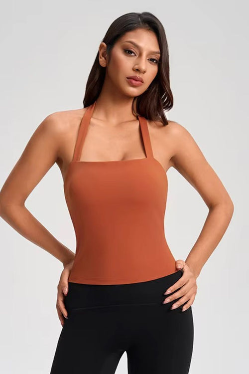 Halter-Neck Bareback Bra Top ANJE REBEL