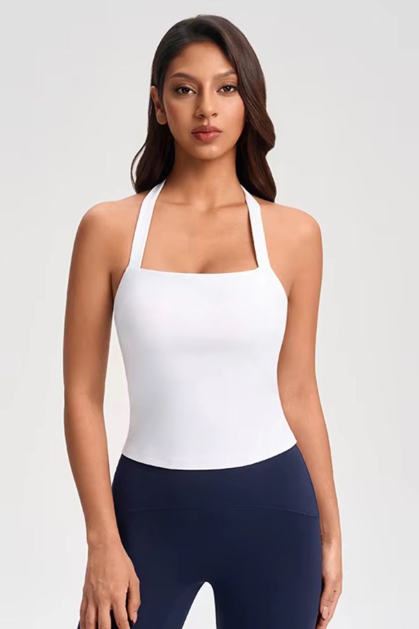 Halter-Neck Bareback Bra Top ANJE REBEL