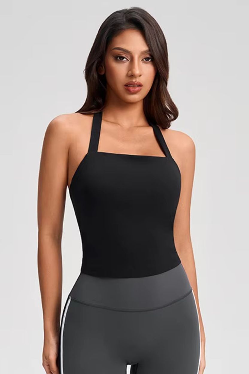 Halter-Neck Bareback Bra Top ANJE REBEL