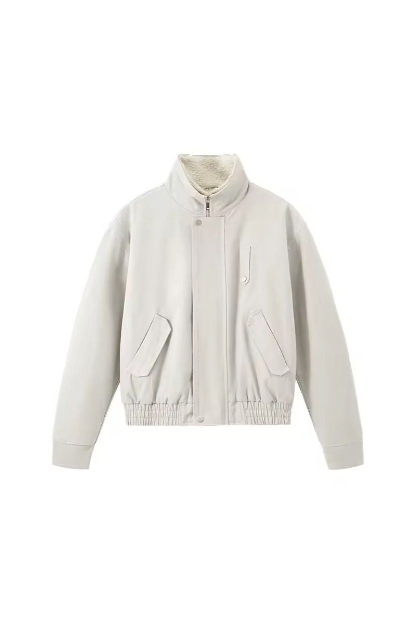 Sherpa Fleece Full-Zip Jacket ANJE REBEL