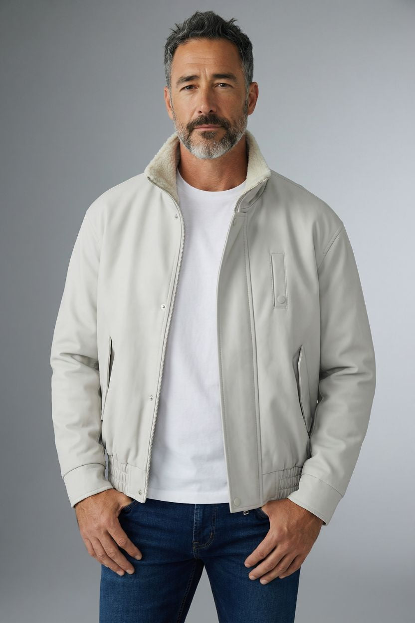 Sherpa Fleece Full-Zip Jacket ANJE REBEL