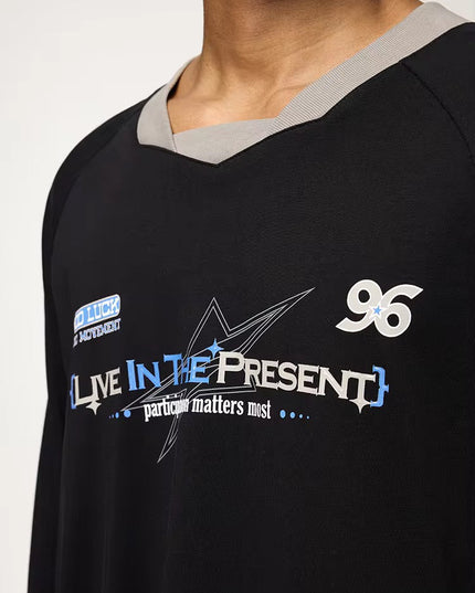 “Live In The Present” Sweater ANJE REBEL