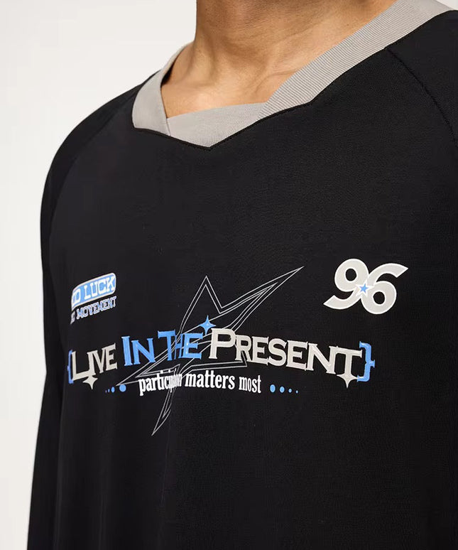 “Live In The Present” Sweater ANJE REBEL