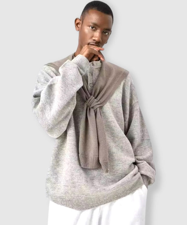 Boyfriend Relax-Fit Sweater ANJE REBEL