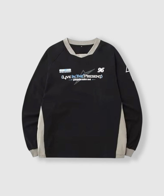 “Live In The Present” Sweater ANJE REBEL