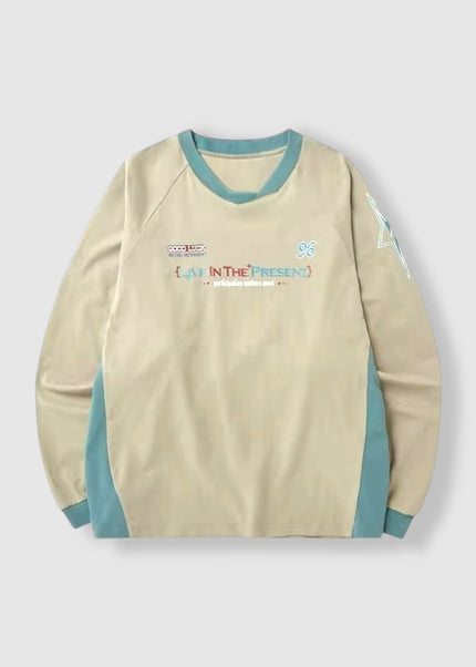 “Live In The Present” Sweater ANJE REBEL