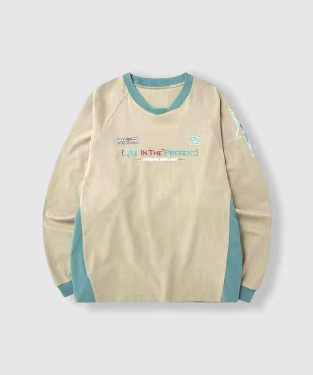 “Live In The Present” Sweater ANJE REBEL