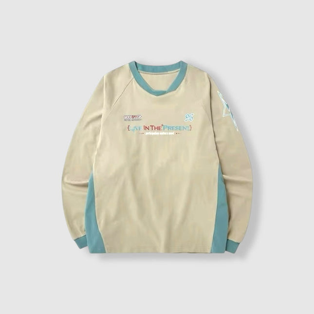 “Live In The Present” Sweater ANJE REBEL