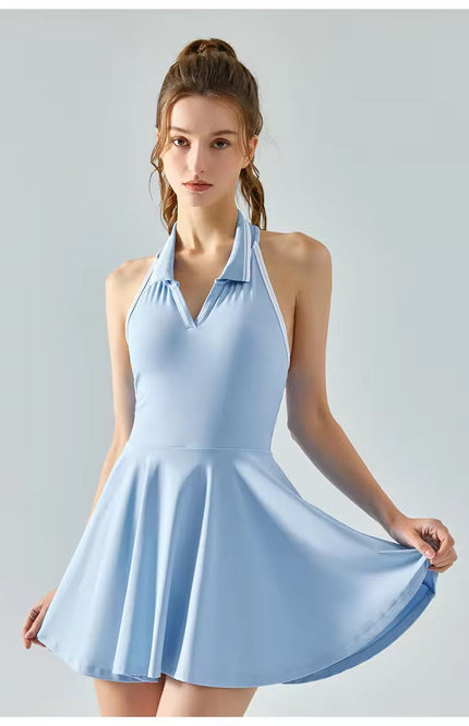 Bareback Halter Tennis Dress ANJE REBEL