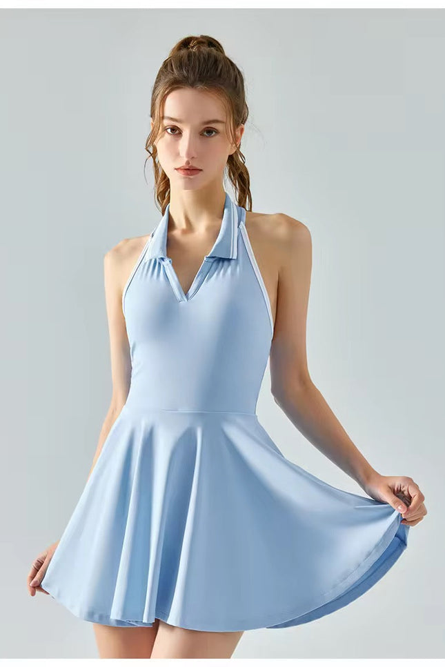 Bareback Halter Tennis Dress ANJE REBEL