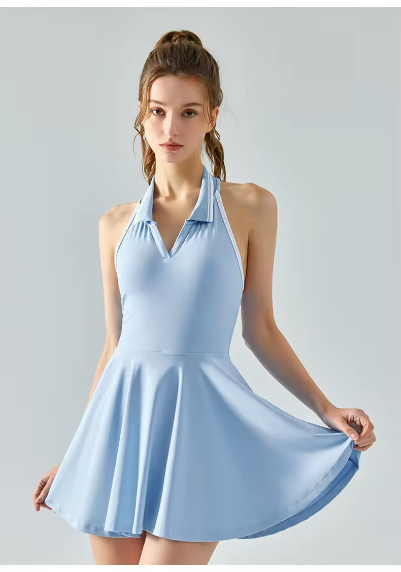 Bareback Halter Tennis Dress ANJE REBEL