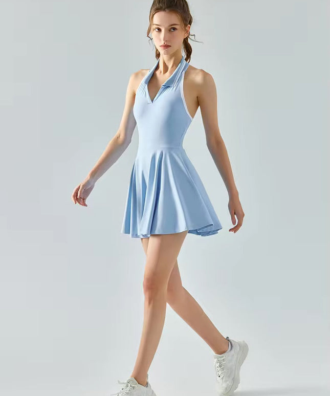 Bareback Halter Tennis Dress ANJE REBEL