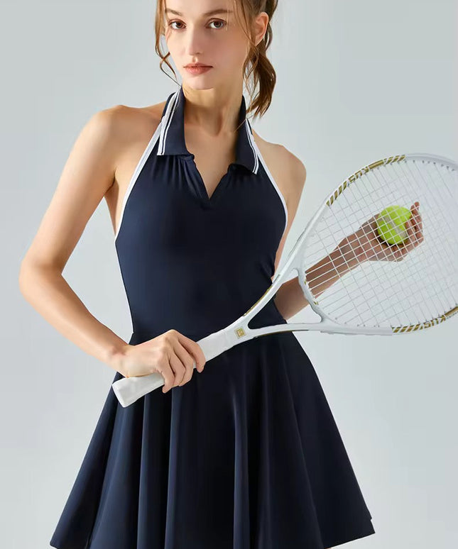 Bareback Halter Tennis Dress ANJE REBEL
