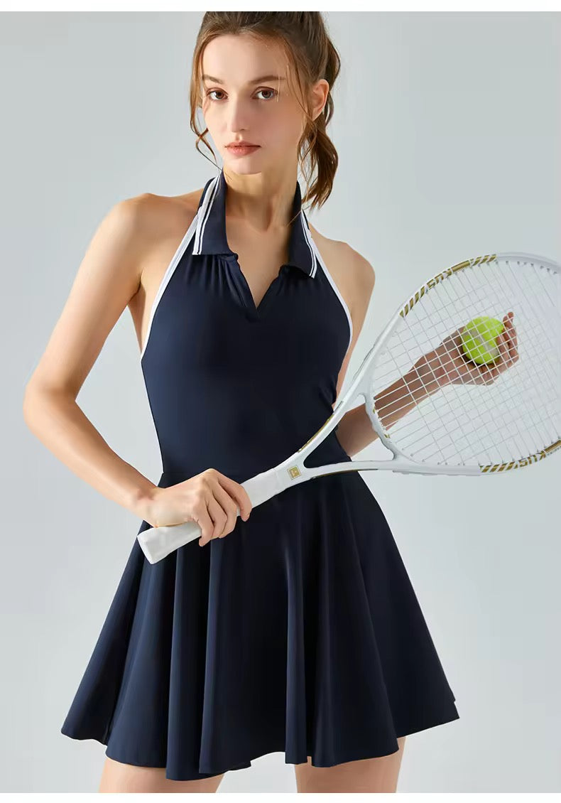 Bareback Halter Tennis Dress ANJE REBEL