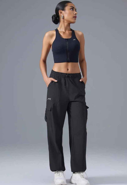 Relaxed-Fit Multi-Pockets Jogger Pants